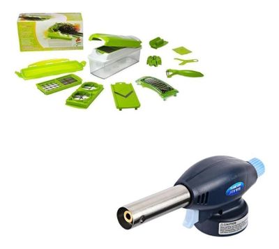 Cortador Picador De Verduras + Soplete A Gas 1300°