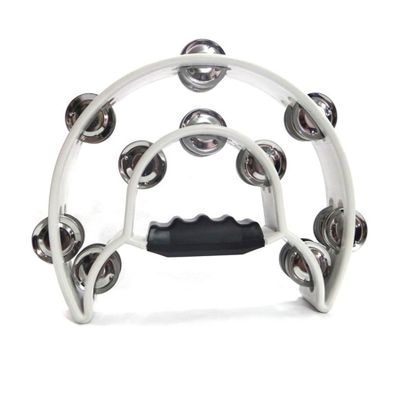 PANDERO 1/2 LUNA DOBLE BLANCO RMX
