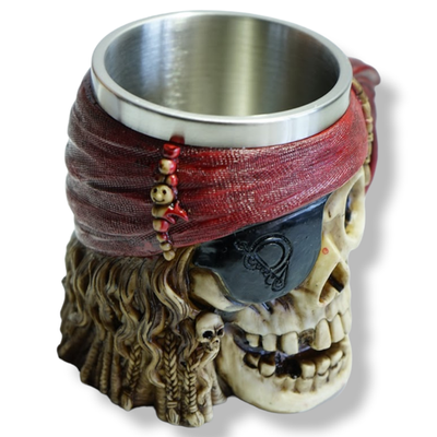 Tazon Shopero Cerveceros Pirata Acero Inoxidable 400ml