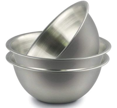 Pack 3 Bowls Acero Inoxidable Repostería Cocina Ensaladas