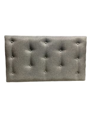 Respaldo 1.5 plazas Gris Lino Muebles Rimar
