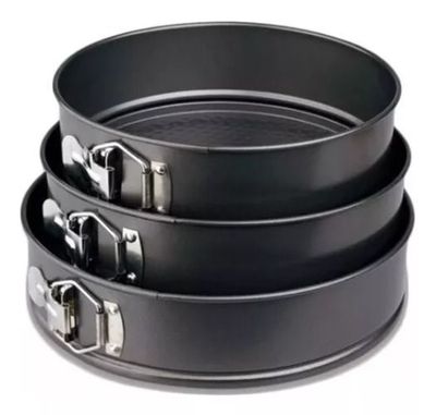 Set Moldes Torta Desmontable 3 Pieza 24/26/28 Cm