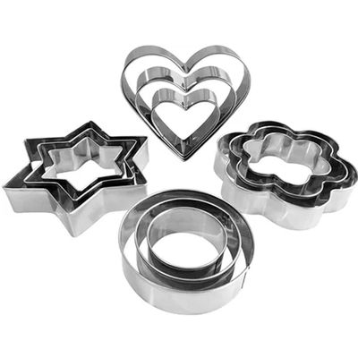 12 Moldes De Galleta Cortador Galletas Moldes Galletas