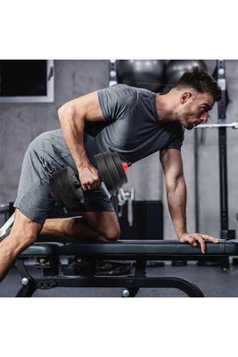 Imagen 2 del producto Set de Mancuernas y Barra 30 Kg 2 en 1 Negro