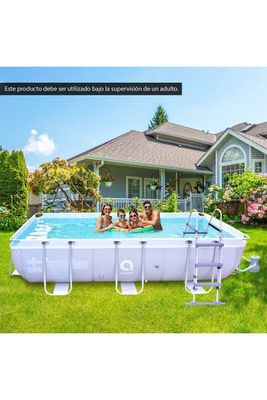 Imagen 2 del producto Piscina con Filtro 7020 L 99x200x400 cm Gris