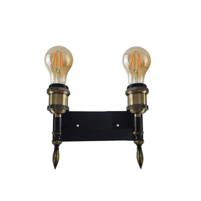 Imagen 2 del producto Apliqué Doble Soquete Vintage Porta E-27 Irena