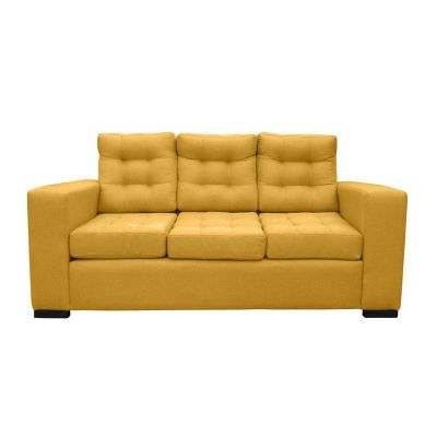 Sofá Antu Felpa Ambarino 3 Cuerpos