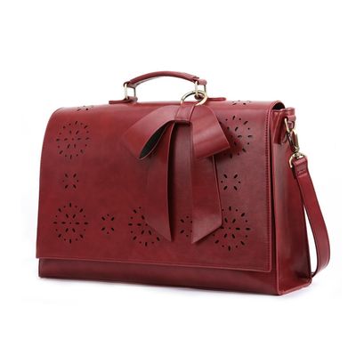 Imagen 2 del producto Ecosusi Maletín BOW para laptop 15.6"" - Burdeo