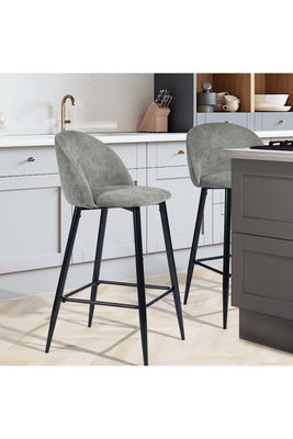 Imagen 2 del producto Pack 2 Pisos de Bar Tela Gris