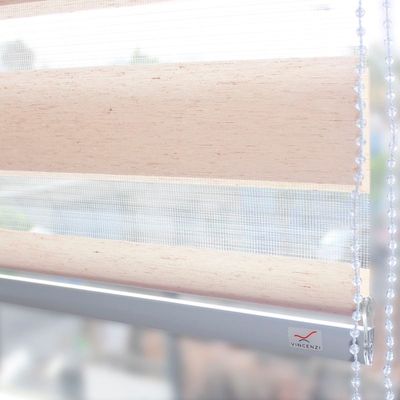 Cortina Roller Duo Lino Beige Sand 120x240cm