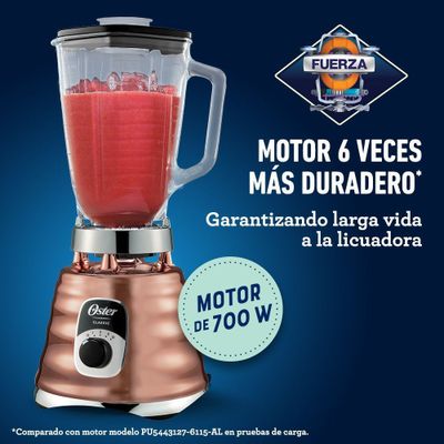 Imagen 2 del producto Licuadora clásica Oster® cobre con perilla ergonómica de 3 velocidades BLST4128