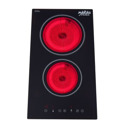 Encimera Vitrocerámica 2 quemadores CEV02