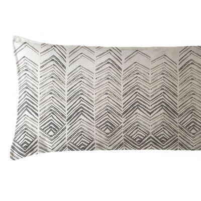 Imagen 2 del producto FUNDA COJÍN MARISA ABSTRACTO ESPIGAS GRIS XL