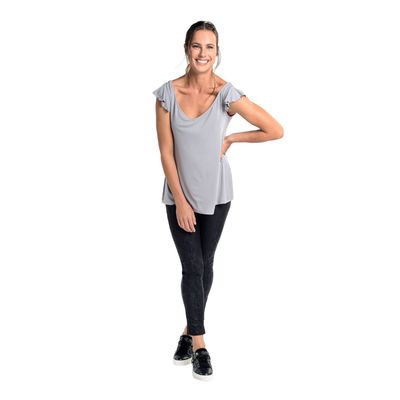 Imagen 2 del producto POLERA MANGA CORTA CAFFARENA GRIS 