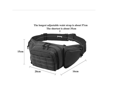 Imagen 2 del producto Riñonera Tactica Porta Arma Banano 