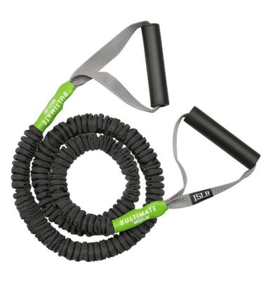 Banda de Resistencia Elástica Elite con cubierta y agarres – Medium 15LB