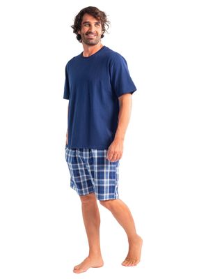 Imagen 2 del producto PIJAMA CORTO DISEÑO LISO ALGODÓN