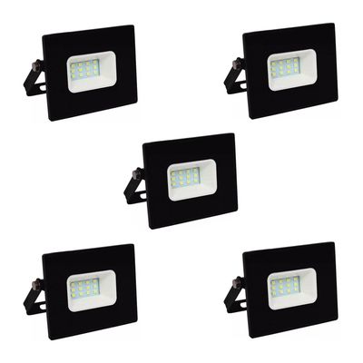 Imagen 1 del producto Pack 5 Proyector de área led 10w Frío 
