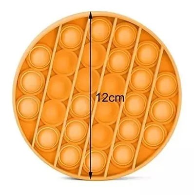 Imagen 2 del producto Juguete Anti Estress Pop It Empuje Pop Naranjo