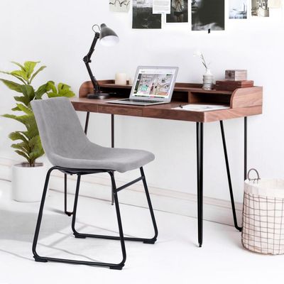 Imagen 2 del producto Pack 2 Sillas de Comedor Burgos Gris