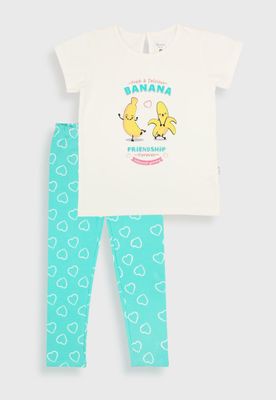 Pijama kids niña largo fruits 338