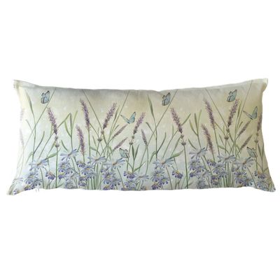 FUNDA COJÍN ALGODÓN JARDÍN DE LAVANDAS XL