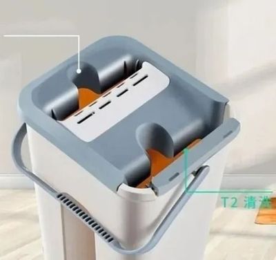 Imagen 2 del producto Trapero Mopa Escurridor Giratorio 360° + Balde Y Paño Mágica