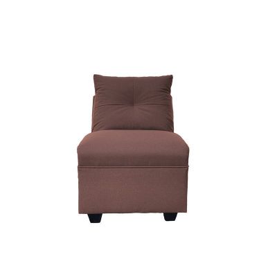 Butaca Mateo Chenille Cafe Pata Plastica 1C