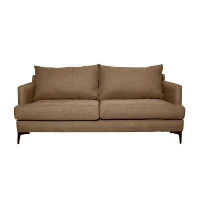 Sofá Aldara Chenille Tipo Lino Beige 2C