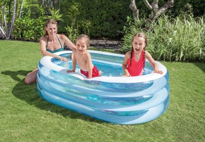 Imagen 2 del producto Piscina Transparente Inflable My sea friends1.63m x 1.07m X 46cm Intex