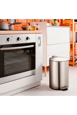 Imagen 2 del producto Basurero 3 L Acero Inoxidable Gris