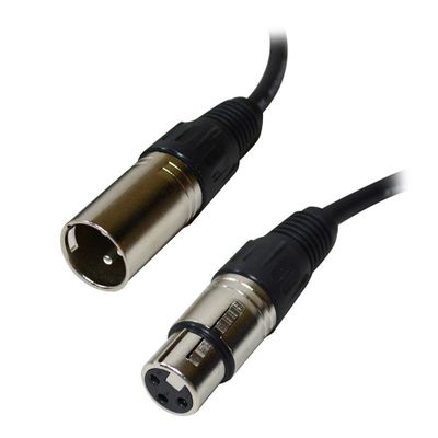 Imagen 2 del producto CABLE MICROFONO BALANCEADO XLR M-XLR H (3MTS) 