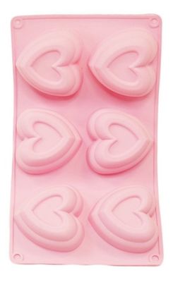 Molde De Silicona Para Cupcakes Forma De Corazon