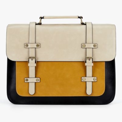 Ecosusi Mochila y Maletín Vintage Sombre para Notebook 15,6"" - Negro