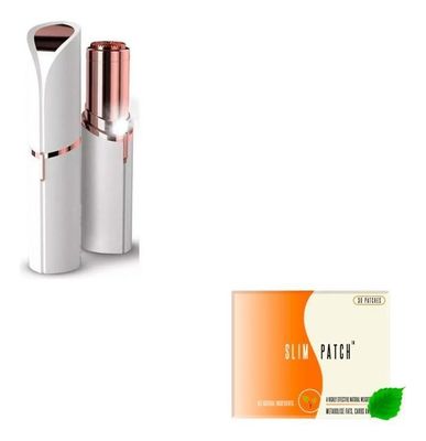 Depiladora Facial Recargable + Slim Patch 30 Dias