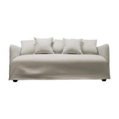 Sofá Dua Chenille Hueso 3C