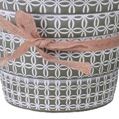 Imagen 2 del producto Maceta Decorativa Cuadrille Verde