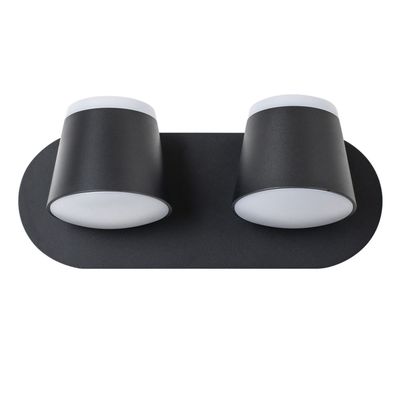 Imagen 2 del producto Apliqué Elegante Doble Decorativo LED Movible 10W Negro