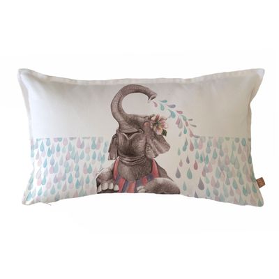 FUNDA COJÍN ALGODÓN ELEFANTA 50X30