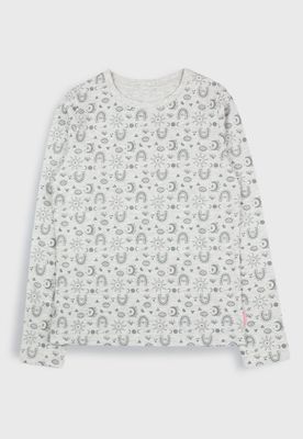 Polera junior niña estampada day to day 761