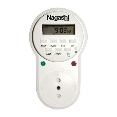 TIMER DIGITAL PROGRAMABLE 230V-50HZ 10A NAGASHI