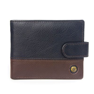 Imagen 1 del producto Billetera de hombre Capri 985 Azul/Marrón Gino Rodinis