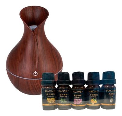 Imagen 1 del producto Humidificador Difusor Tipo Jarron + 5 Esencias