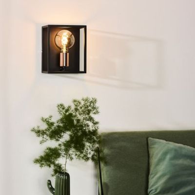 Imagen 2 del producto Aplique Arthur Negro 1xE27