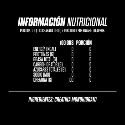 Imagen 2 del producto CREATINA MONOHIDRATADA - 60 SERVICIOS - GOHARD