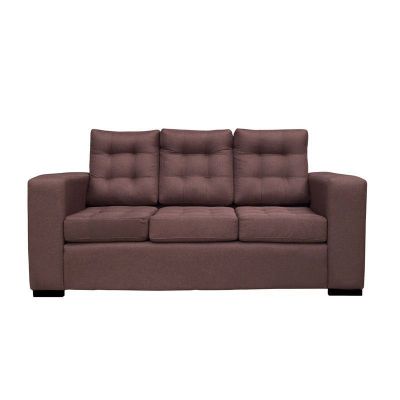 Imagen 1 del producto Sofá Antu Felpa Cafe 3 Cuerpos