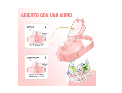 Imagen 2 del producto Pack 2 Botellas Agua Motivacionales De 2 Litros Y 900 Ml