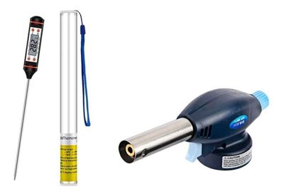 Imagen 1 del producto Termometro Digital de Puncion + Soplete a Gas
