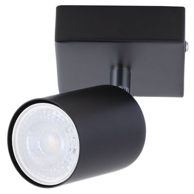Imagen 2 del producto Foco Spotlight Negro 1x Con Ampolleta 5,5W GU-10 Neutro M