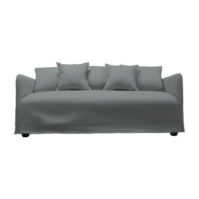 Sofá Dua Chenille Grafito 3C